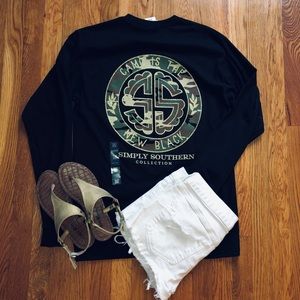 “Camo is the New Black” Graphic Tee